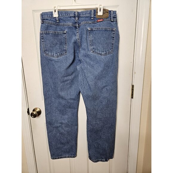 WRANGLER PREMIUM DENIM REGULAR FIT JEANS  100% Cotton Men's Size 38x30 - Picture 3 of 7